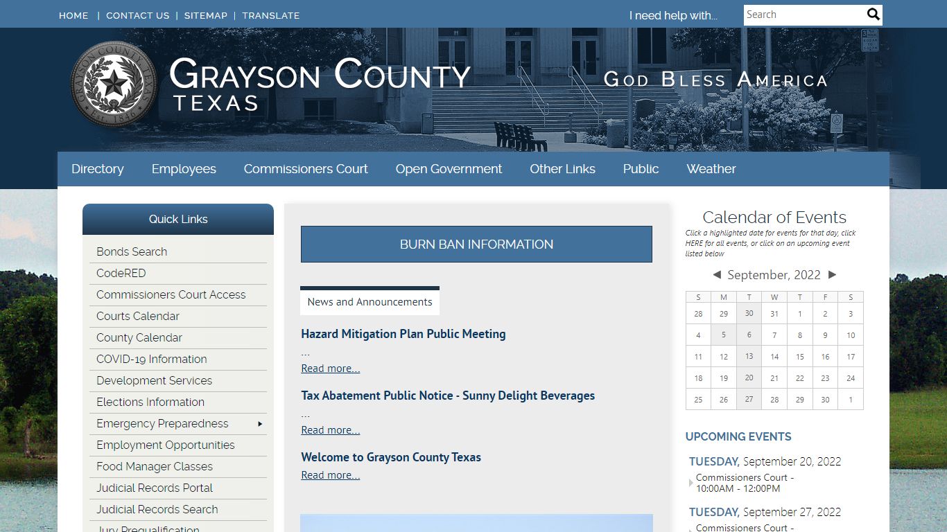 Criminal Court Records - Grayson County